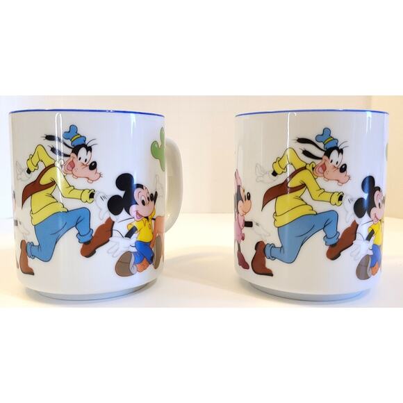 Walt Disney World Lot Mickey Vintage 1980s Mugs Photo Holder Magnet Stickers - Picture 4 of 14